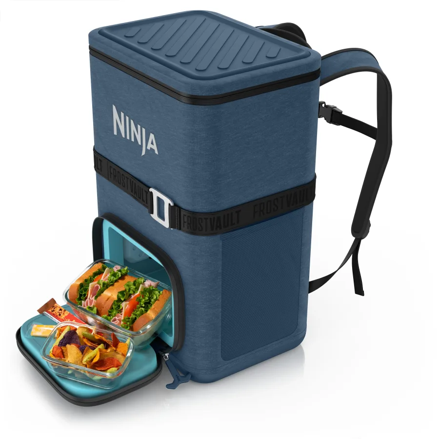 یخچال مسافرتی دو طبقه نینجا آمریکا مدل Ninja  FF136CS - یخچال قابل حمل مناسب کوهنوردی و ساحل